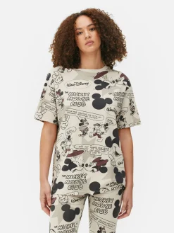 Hauts De Pyjama|Primark Haut De Pyjama à Motif Disney Mickey Mouse Taupe