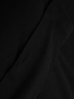 Hauts Et T-Shirts|Primark Haut Thermique Brossé à Manches Longues Noir