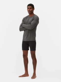 Vêtements De Sport|Hauts Et T-Shirts|Primark Haut Thermique Ultra-chaud à Manches Longues Anthracite
