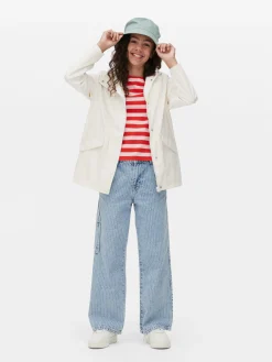 Manteaux Et Vestes|Primark Imperméable à Fermeture Discrète Ivoire