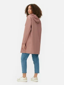 Manteaux Et Vestes|Primark Imperméable Caoutchouté à Capuche Rose
