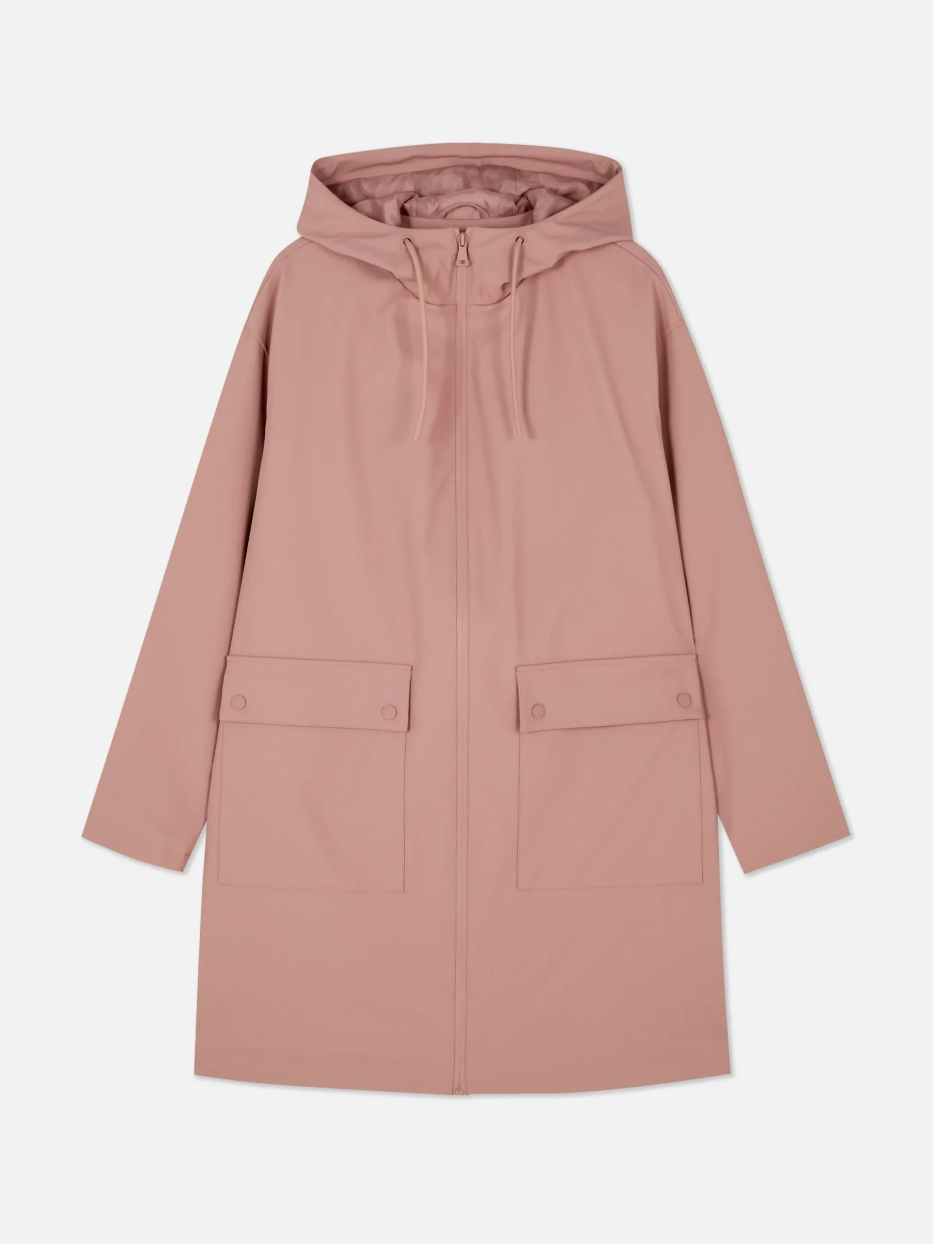 Manteaux Et Vestes|Primark Imperméable Caoutchouté à Capuche Rose