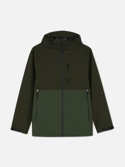 Manteaux Et Vestes|Primark Imperméable Color Block à Poches Multiples Vert