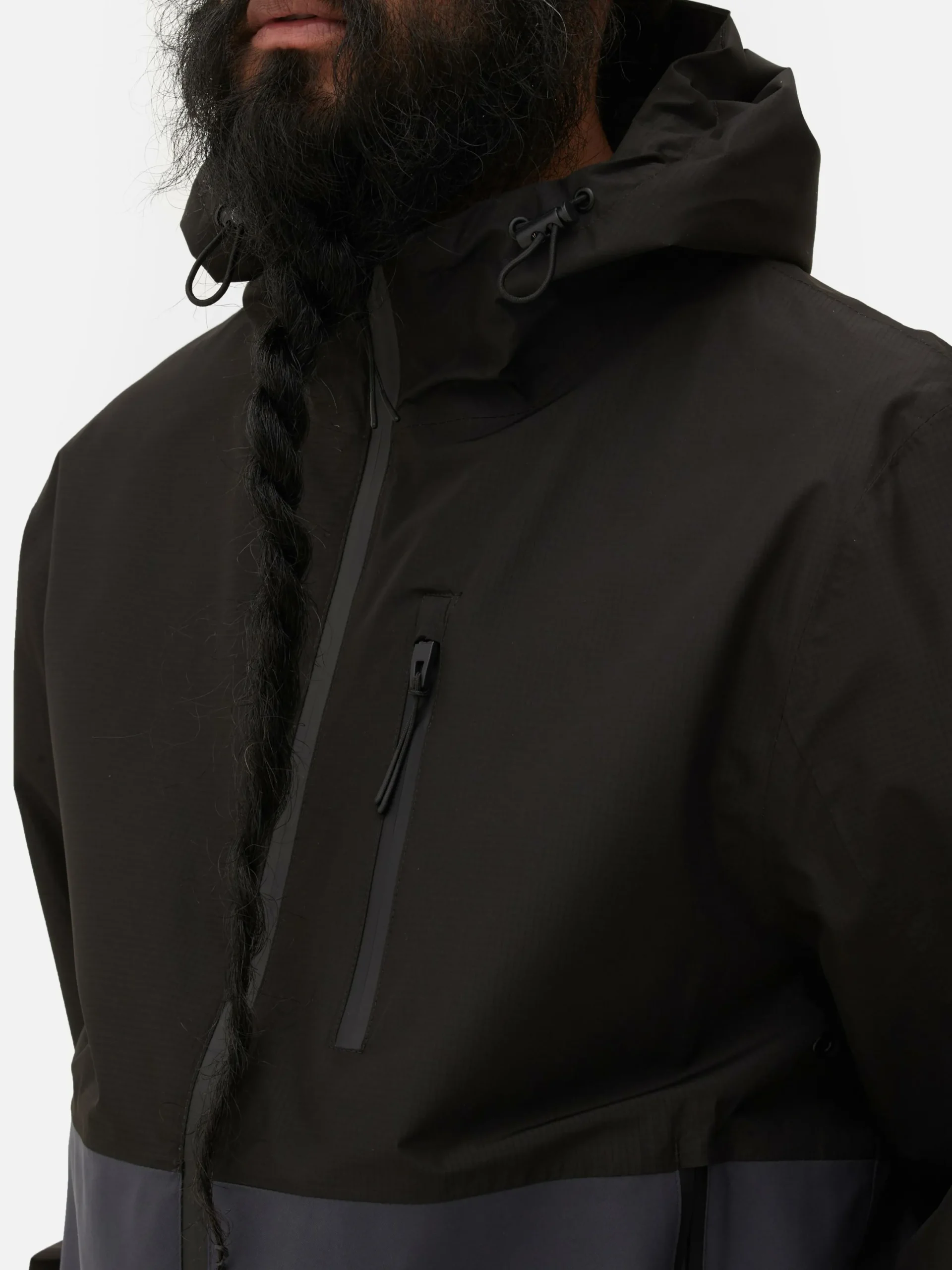 Manteaux Et Vestes|Primark Imperméable Color Block à Poches Multiples Bleu marine