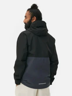 Manteaux Et Vestes|Primark Imperméable Color Block à Poches Multiples Bleu marine