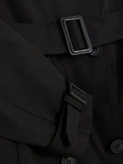 Manteaux Et Vestes|Primark Imperméable Croisé Classique Noir