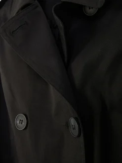 Manteaux Et Vestes|Primark Imperméable Croisé Classique Noir