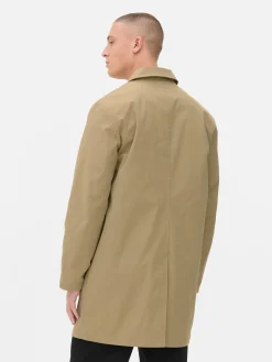 Manteaux Et Vestes|Primark Imperméable Long à Boutonnage Simple Beige
