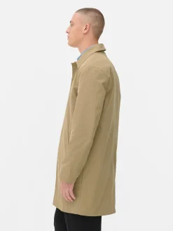 Manteaux Et Vestes|Primark Imperméable Long à Boutonnage Simple Beige