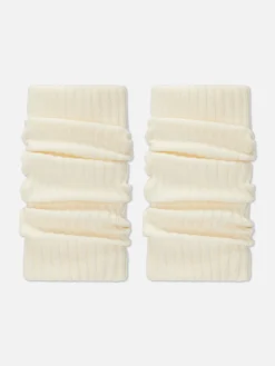 Chaussettes|Primark Jambières Côtelées Ivoire