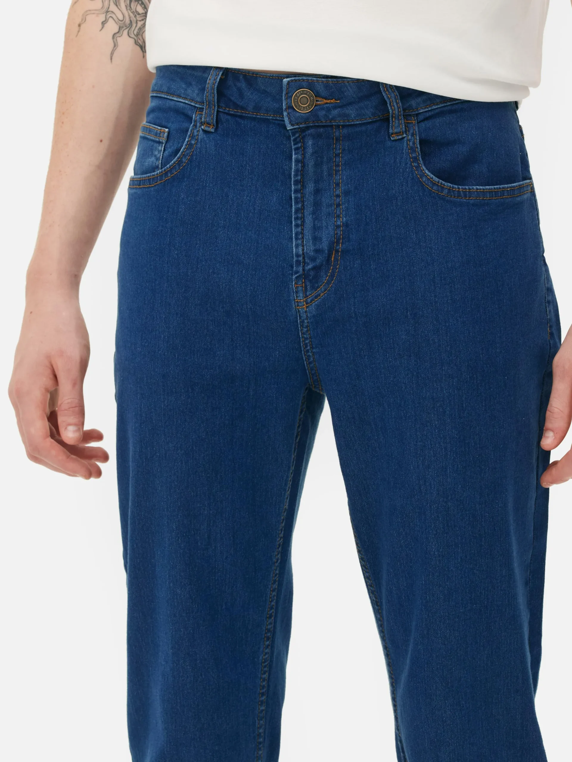 Jean|Primark Jean Coupe Slim Bleu moyen