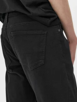Jean|Primark Jean Coupe Slim En Sergé Noir