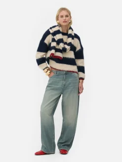 Jean|Primark Jean Dad Déchiré Rita Ora Bleu clair