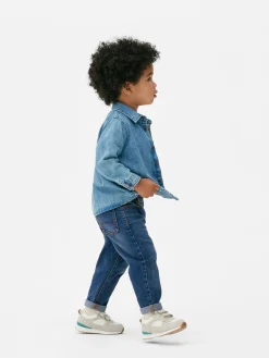 Pantalons Et Leggings|Primark Jean Denim à Revers Bleu moyen