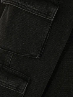 Jean|Primark Jean Denim Cargo Noir