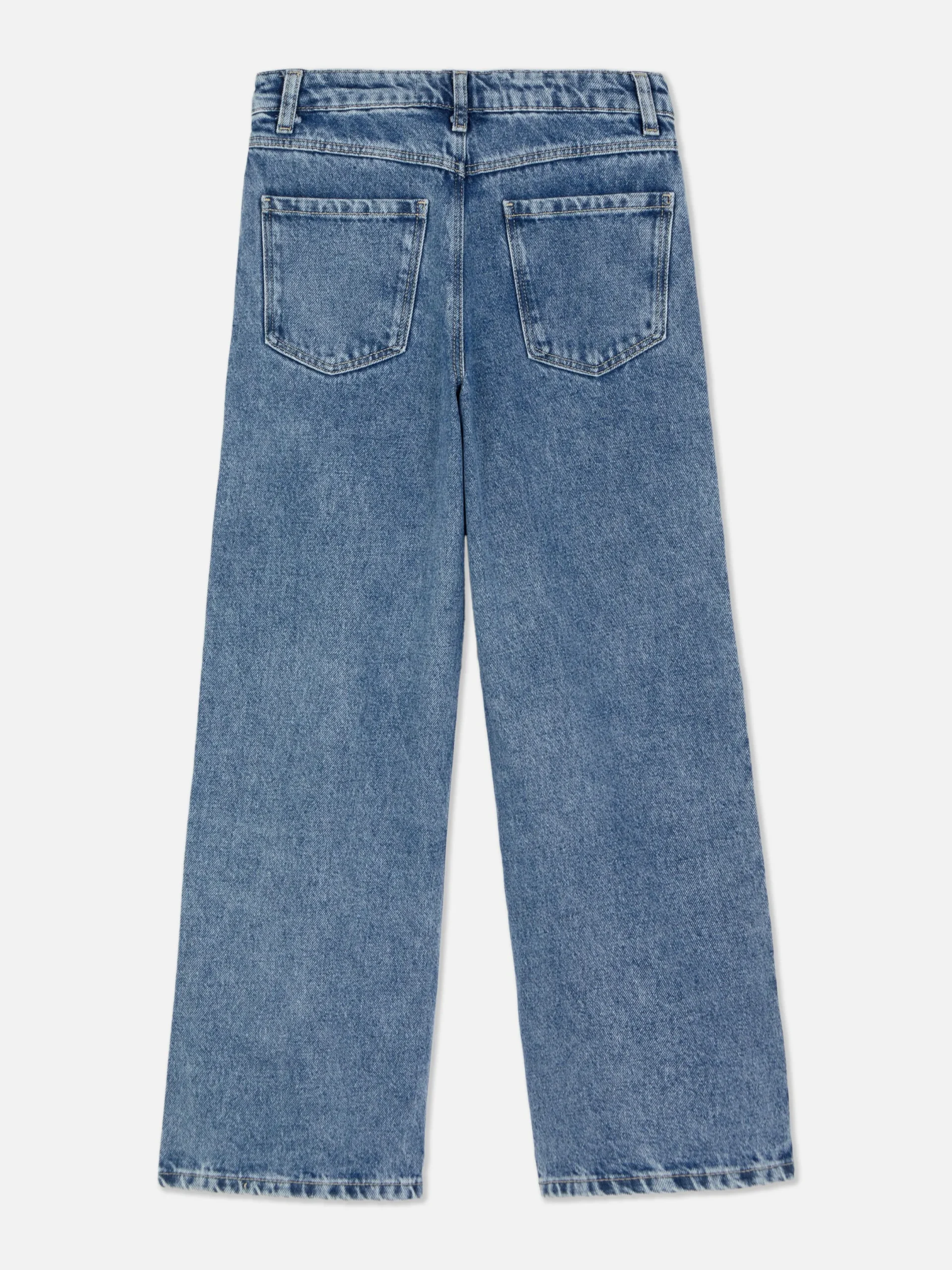 Jean|Primark Jean Denim Large Avec Motif étoile à Strass Bleu