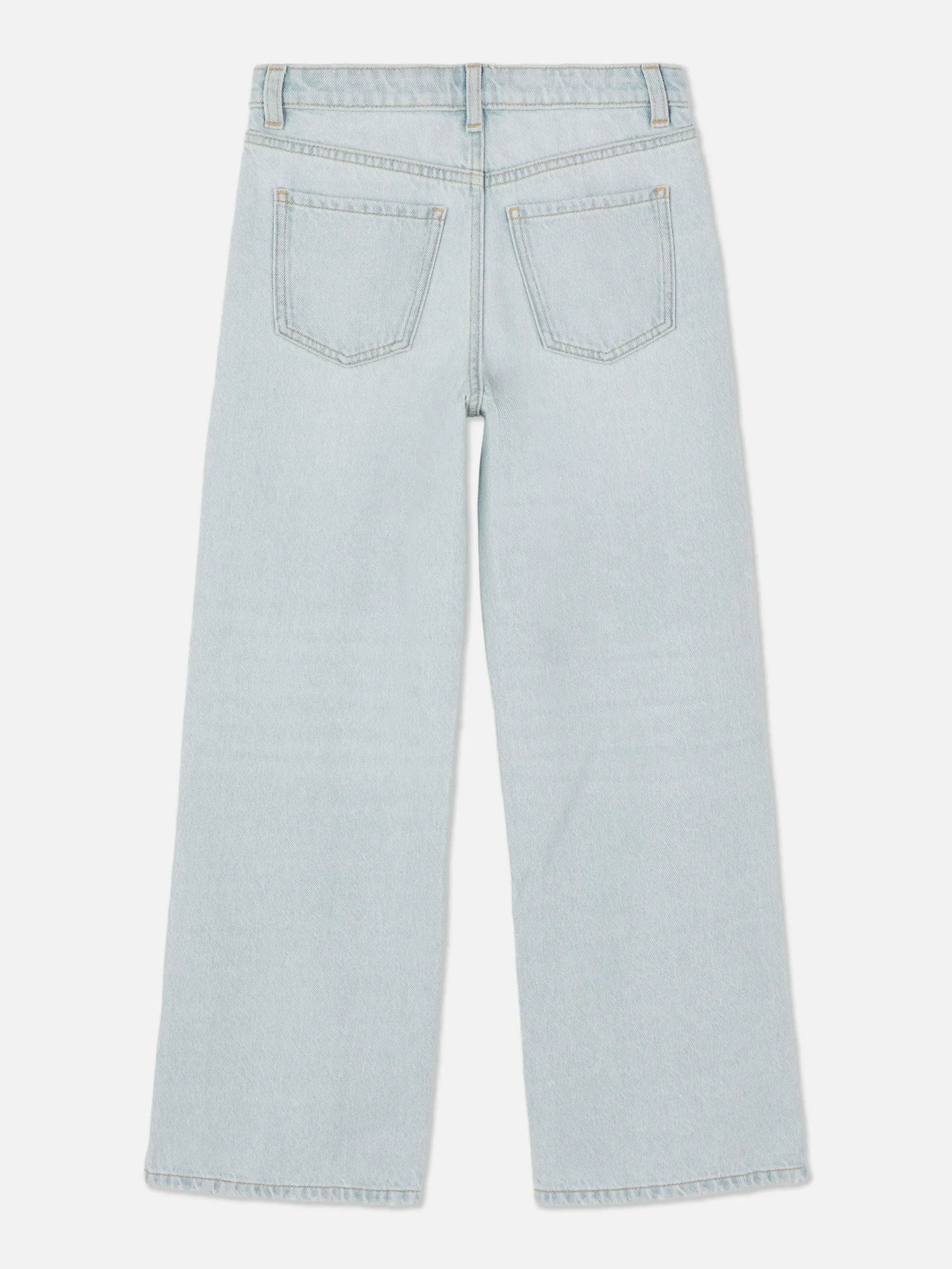 Jean|Primark Jean Denim Large Fendu Bleu clair