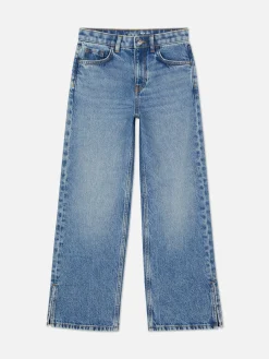 Jean|Primark Jean Denim Large Fendu Bleu moyen