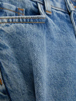 Jean|Primark Jean Denim Large Fendu Bleu moyen