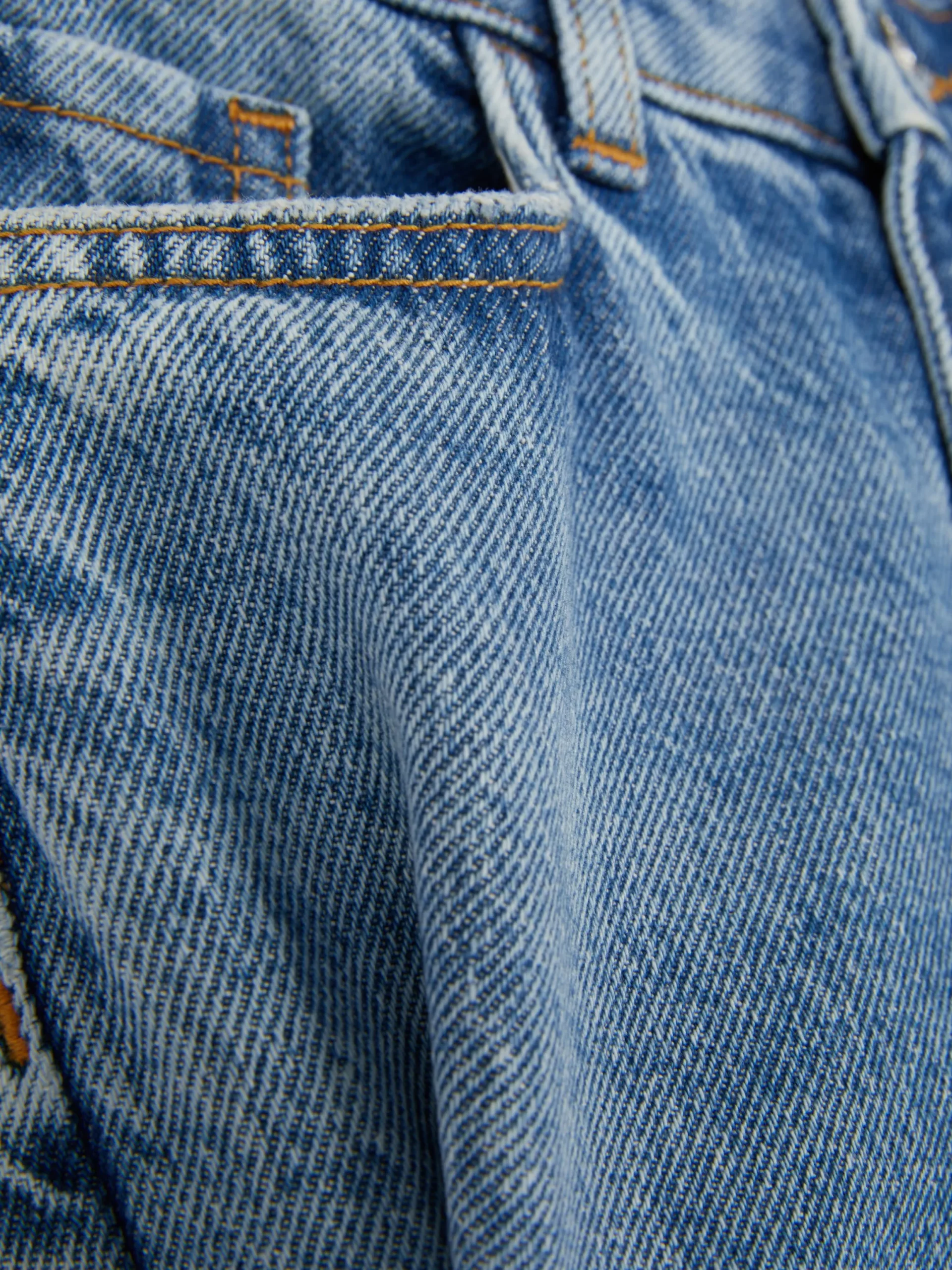 Jean|Primark Jean Denim Large Fendu Bleu moyen