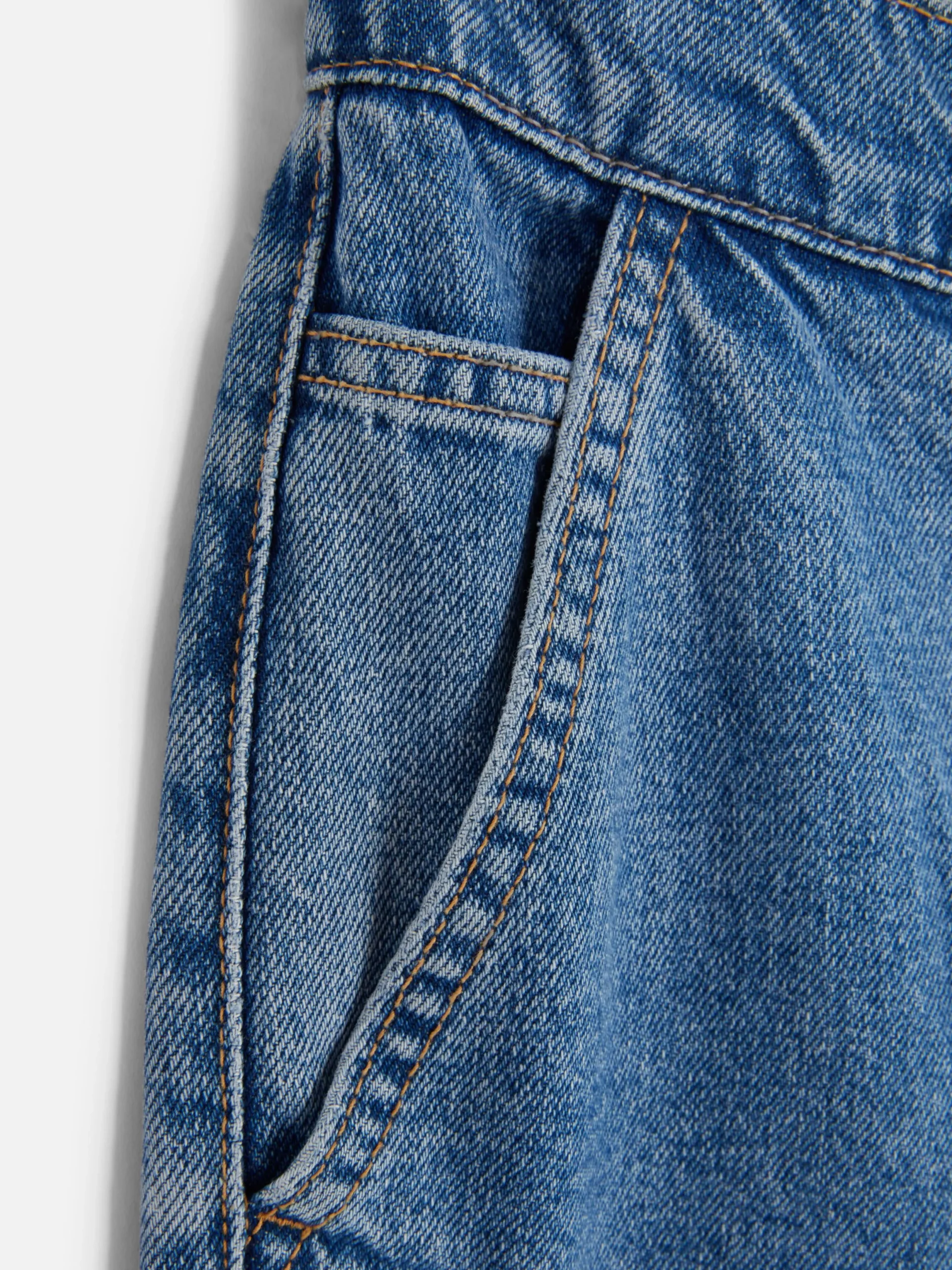 Denim|Jean|Primark Jean Large élastiqué Bleu moyen