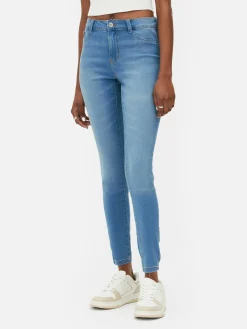 Denim|Jean|Primark Jean Skinny Taille Mi-haute Essential Bleu moyen