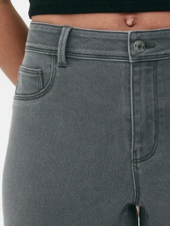Denim|Jean|Primark Jean Skinny Taille Mi-haute Essential Gris