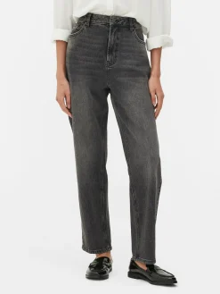 Denim|Jean|Primark Jean Slim Coupe Droite Gris foncé