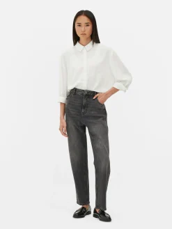 Denim|Jean|Primark Jean Slim Coupe Droite Gris foncé