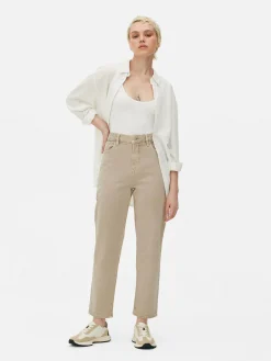 Denim|Jean|Primark Jean Slim Coupe Droite Sable