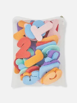 Jeux|Primark Jouets De Bain Chiffres Et Lettres En Mousse Multicolore