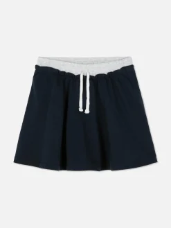 Jupes|Primark Jupe De Jogging Avec Cordon De Serrage Bleu marine