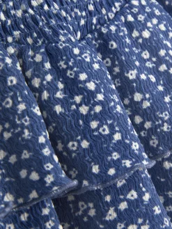 Jupes|Primark Jupe Florale à Superpositions Bleu