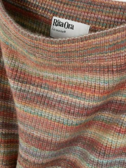 Jupes|Primark Jupe Mi-longue En Tricot Rayé Rita Ora à Coordonner Multicolore