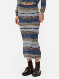 Jupes|Primark Jupe Mi-longue Space Dye à Coordonner Rita Ora Multicolore