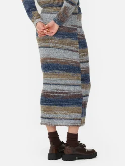 Jupes|Primark Jupe Mi-longue Space Dye à Coordonner Rita Ora Multicolore