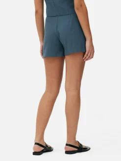 Shorts|Jupes|Primark Jupe-short Ajustée à Coordonner Bleu foncé
