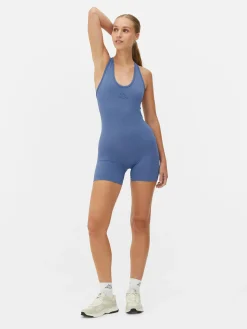 Vêtements De Sport|Primark Justaucorps Sans Couture Kappa X Bleu