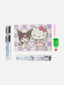 Loisirs Creatifs|Primark Kit Broderie Diamant Par Numéro Hello Kitty Et Kuromi Rouge