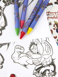 Loisirs Creatifs|Primark Kit De Coloriage à Transporter Marvel Avengers Rouge