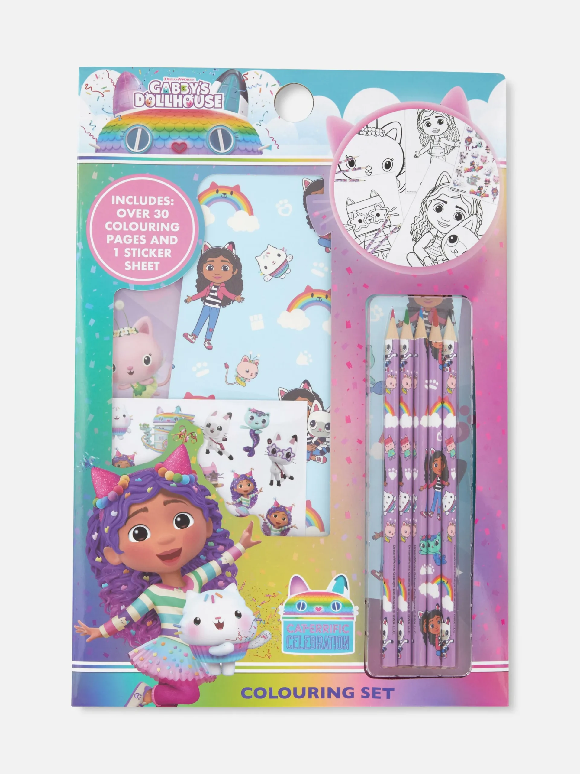 Loisirs Creatifs|Primark Kit De Coloriage Gabby Et La Maison Magique Multicolore