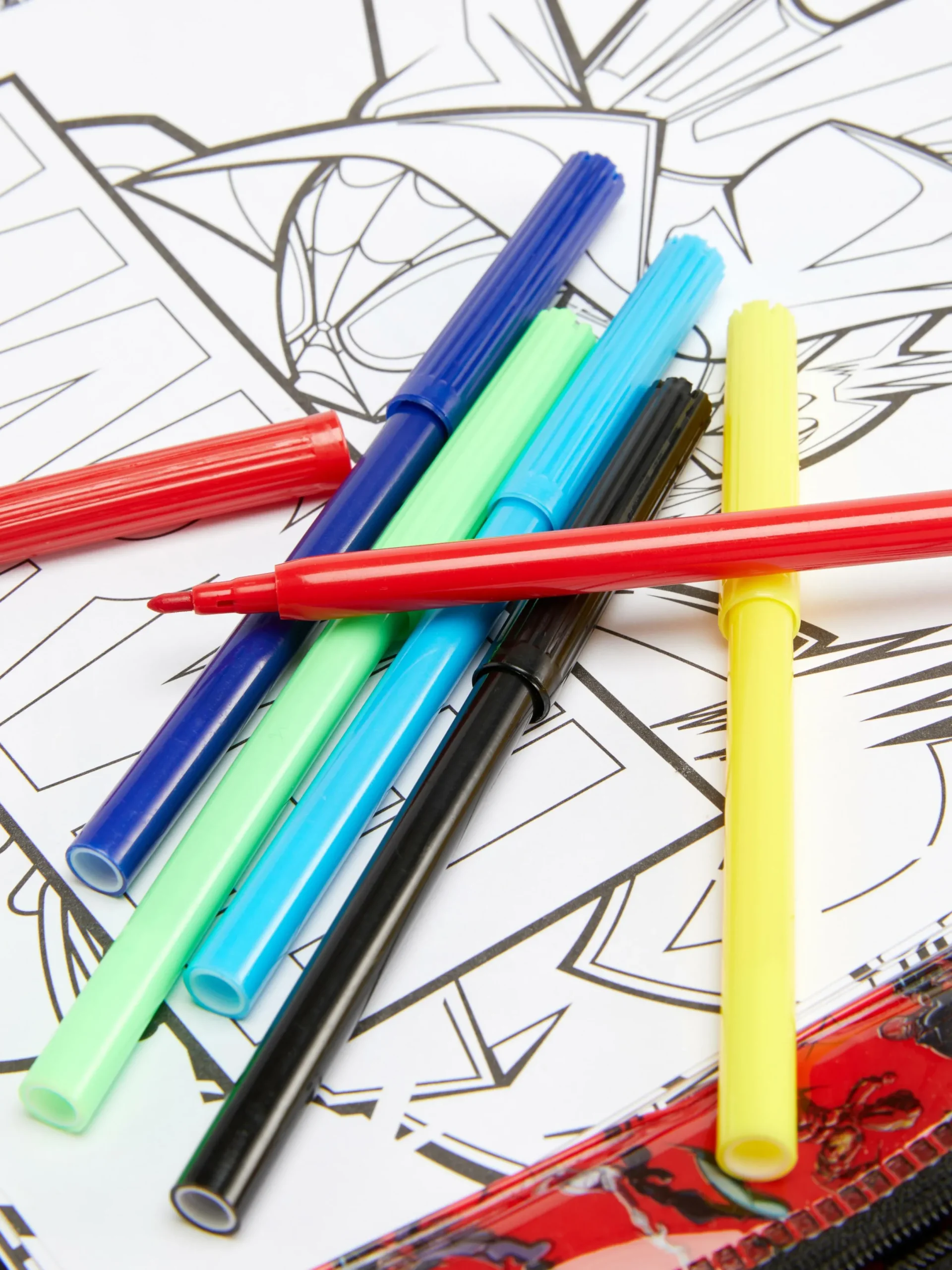 Loisirs Creatifs|Primark Kit De Coloriage Marvel Rouge