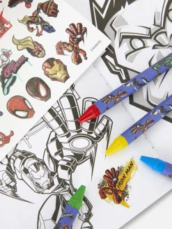 Loisirs Creatifs|Primark Kit De Coloriage Marvel Avengers Noir