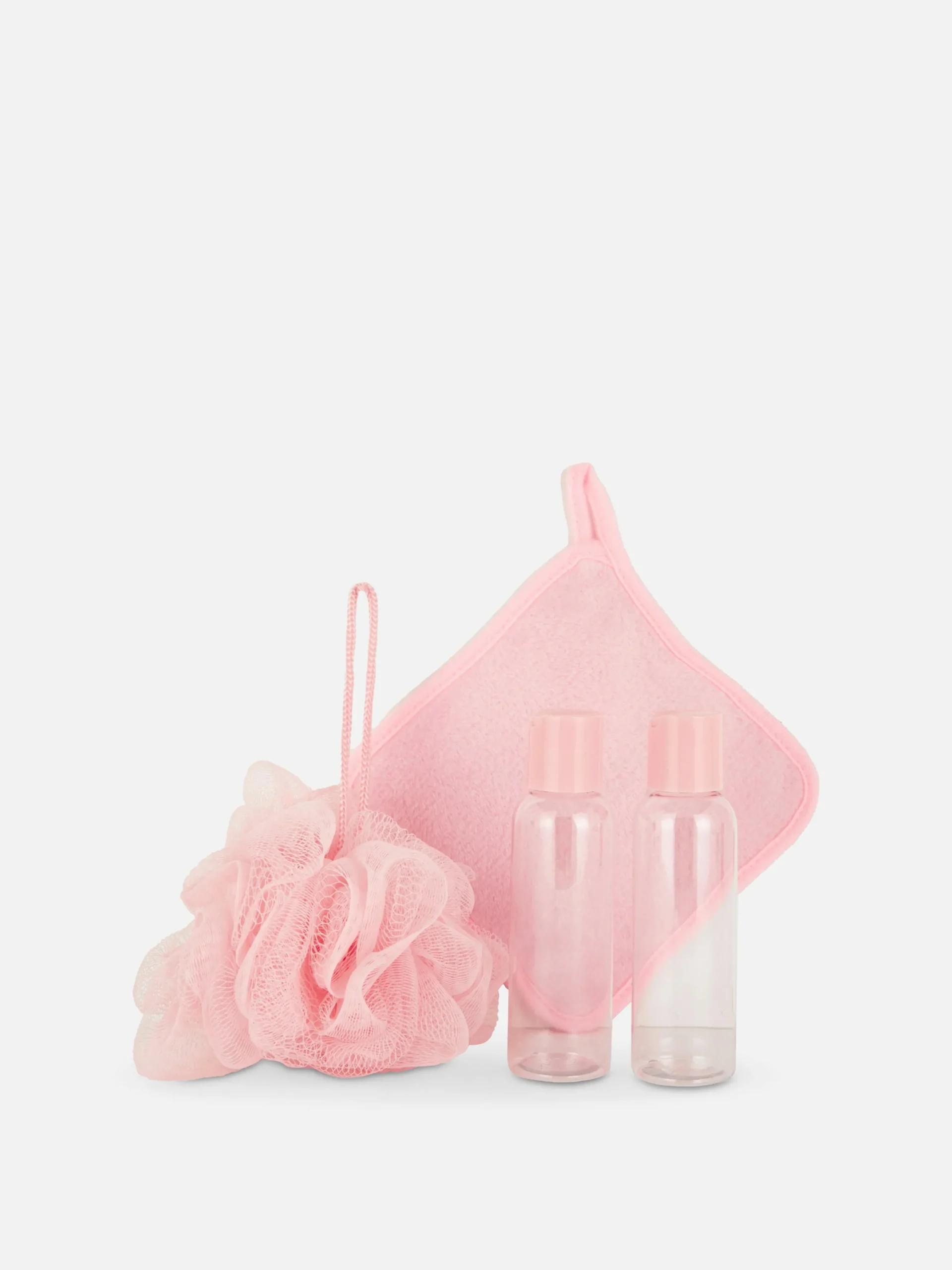 Accessoires De Soins|Accessoires Voyages|Primark Kit D'essentiels De Voyage Pour La Douche Rose