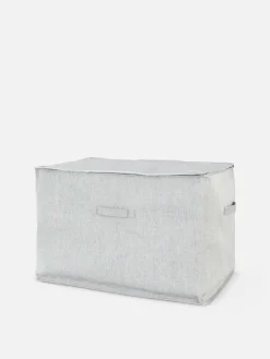 Boîtes Et Paniers|Primark Large Cube De Rangement En Tissu Gris clair