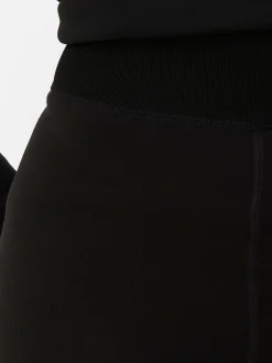 Collants|Pantalons Et Leggings|Primark Legging Court Doublé En Velours Noir