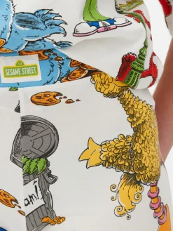 Bas De Pyjama|Primark Legging De Pyjama 1, Rue Sésame Blanc