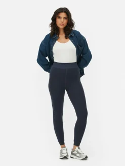 Collants|Denim|Primark Legging Effet Denim Doublé De Velours Duveteux Bleu marine