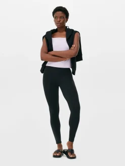 Pantalons Et Leggings|Primark Legging En Coton Noir