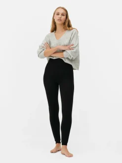 Collants|Pantalons Et Leggings|Primark Legging En Velours à Doublure Duveteuse Noir